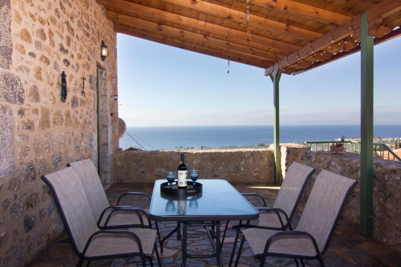 Stavroulas Stone House In Rigklia, Messinia Riglia Exterior foto